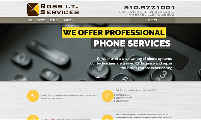 Ross It Services Portfolio Biz Tools One Web Design