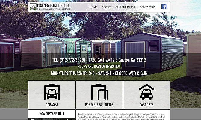 Pineora Handi House Biz Tools One Website Design