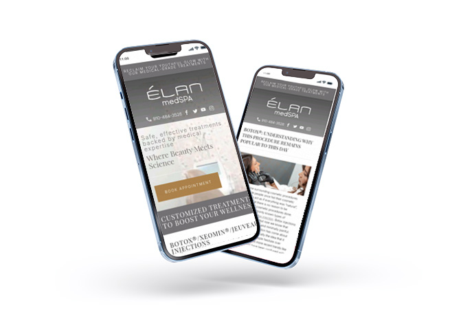 Medical Spa Mobile Friendly Website by Minuteman Press Website Design