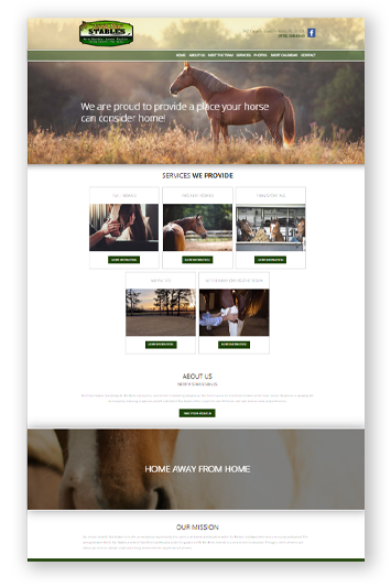 North Star Stable Landing page