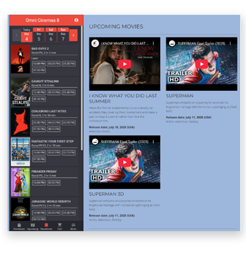 Web Design by Minuteman Press  | Showtimes Integration and online ticket purchasing